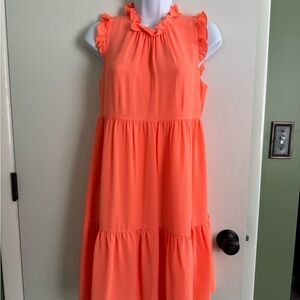 Lilly Pulitzer Ruffled Peach Dress